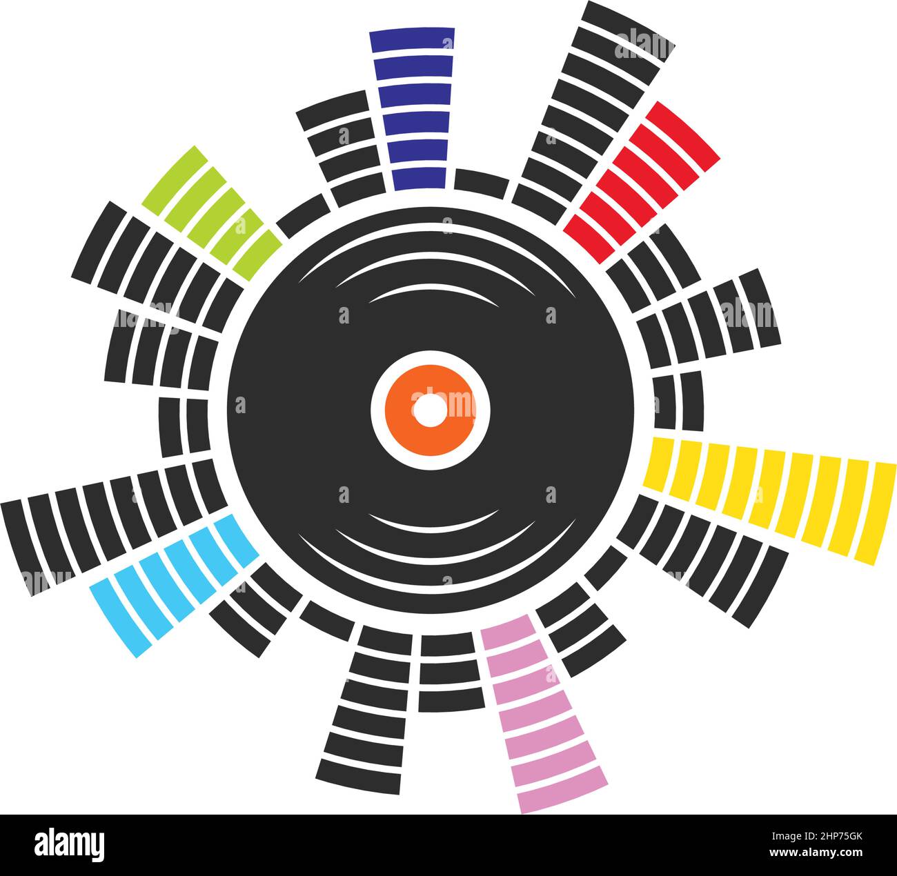 music vinyl equalizer icon vector illustration design template Stock Vector Image & Art Alamy