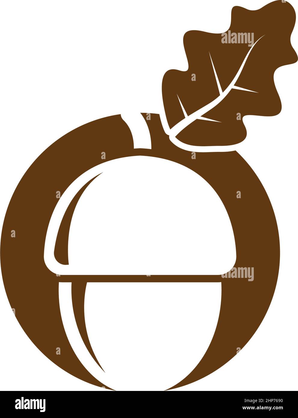 oak acorn vector illustration design Stock Vector
