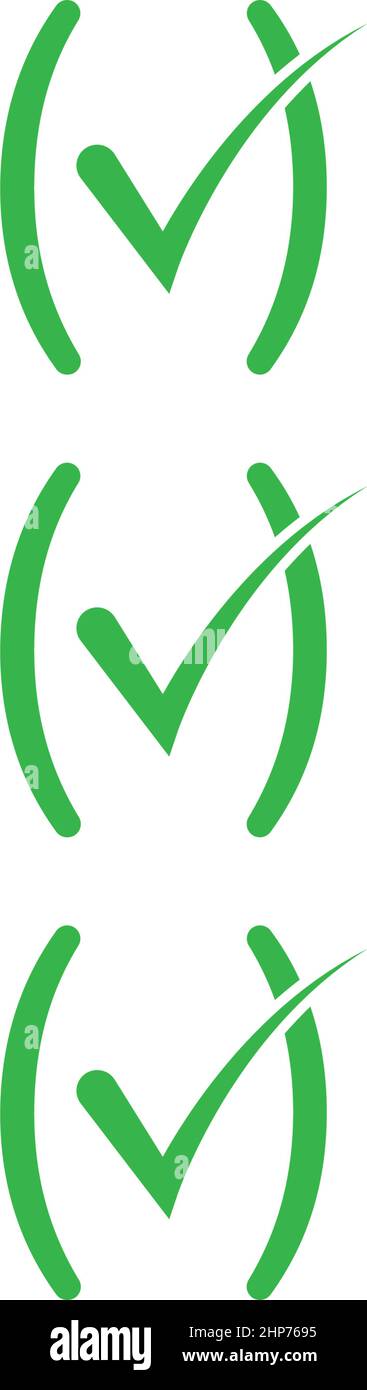 check mark icon vector illustration Stock Vector