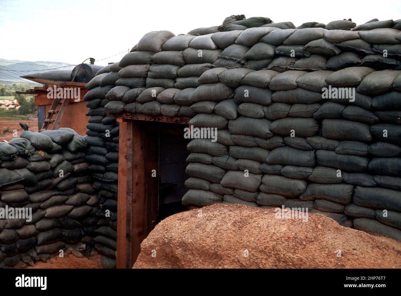 Vietnam War Photos: Bunker, Hill 37, August 1969 - PD photo courtesy of USMC Stock Photo - Alamy