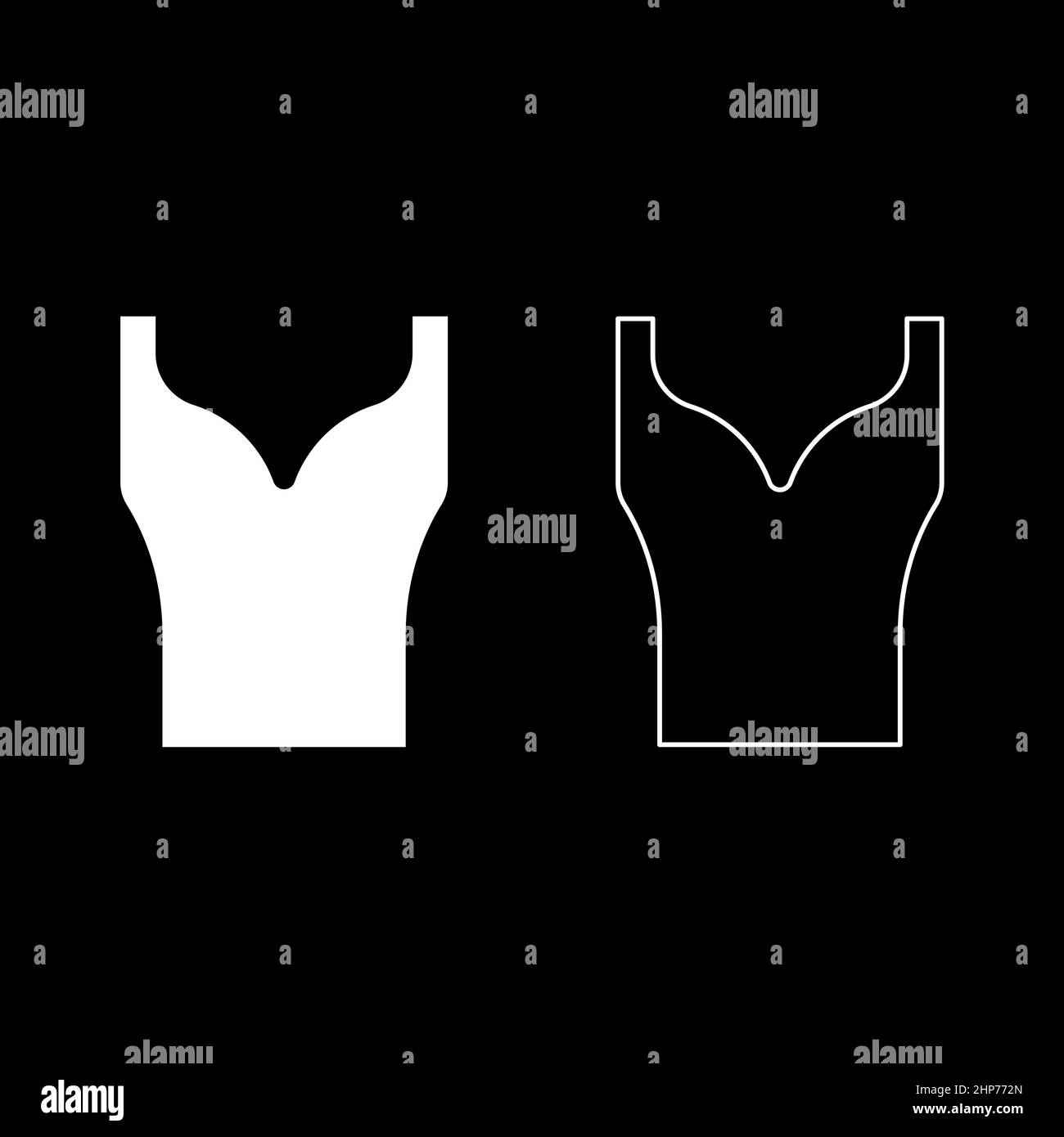 Woman singlet Stock Vector Images - Alamy