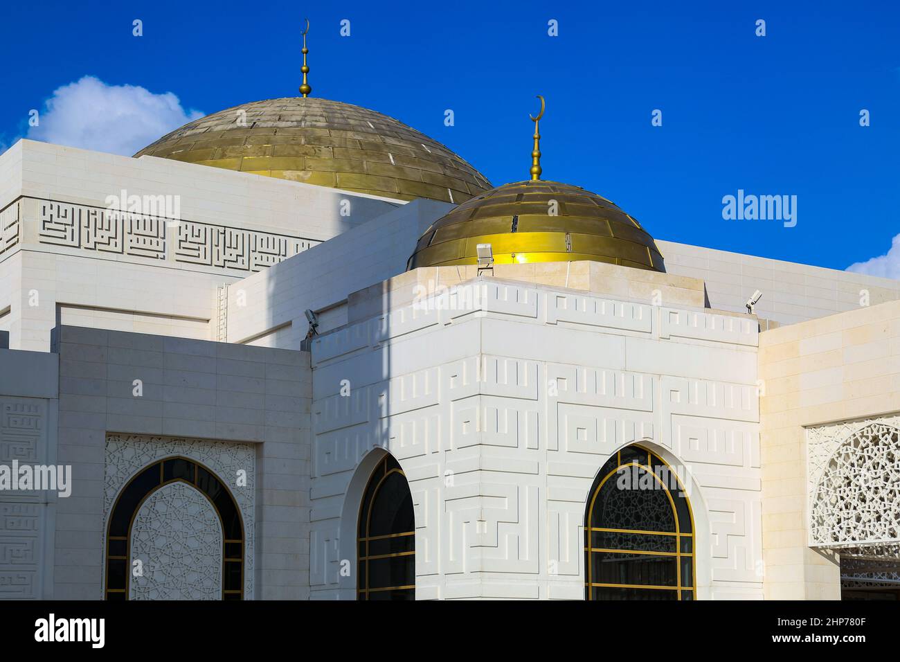 Amna bint Ahmad Al Ghurair Mosque - Ajman | UAE Stock Photo