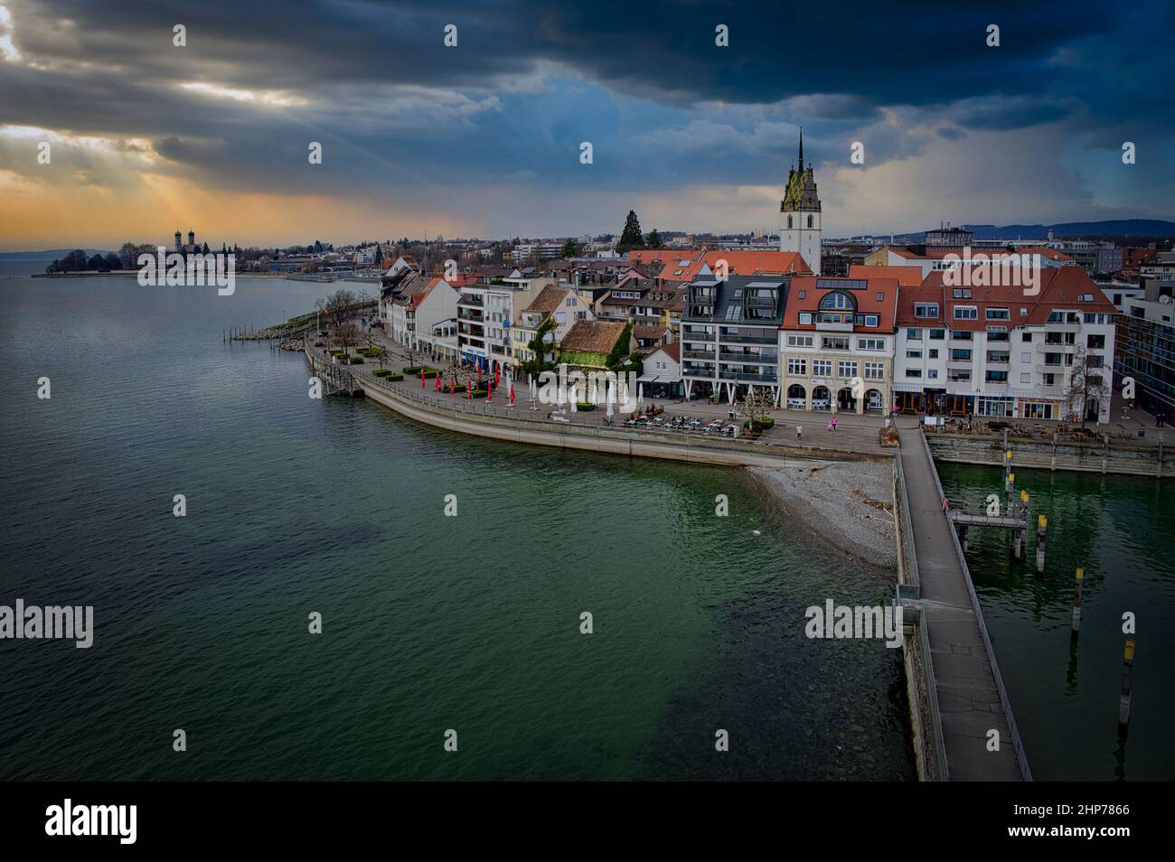 Lindau Friedrichshafen Bodensee Stock Photo Alamy