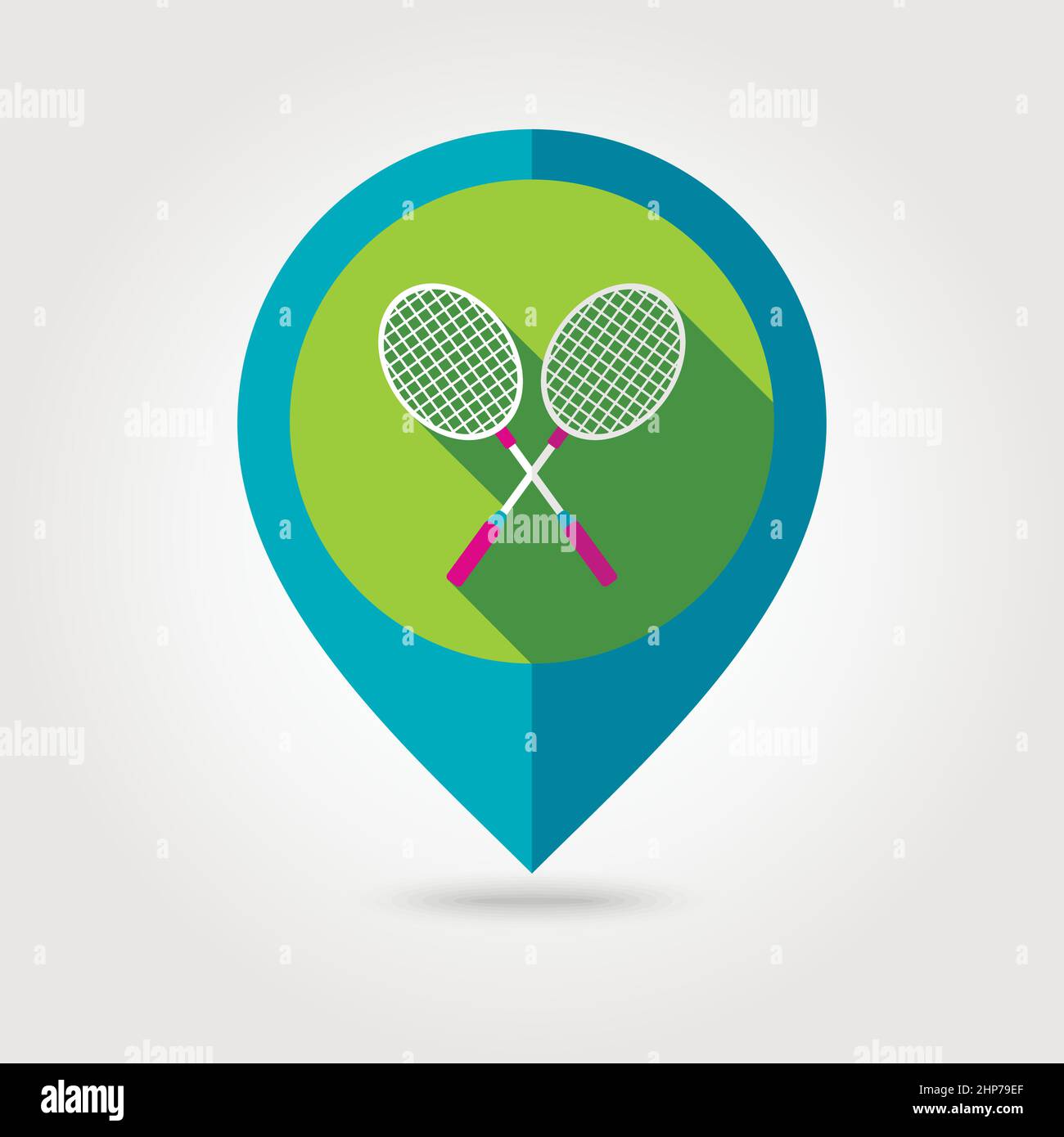badminton racket pin map Stock Vector Image & Art Alamy