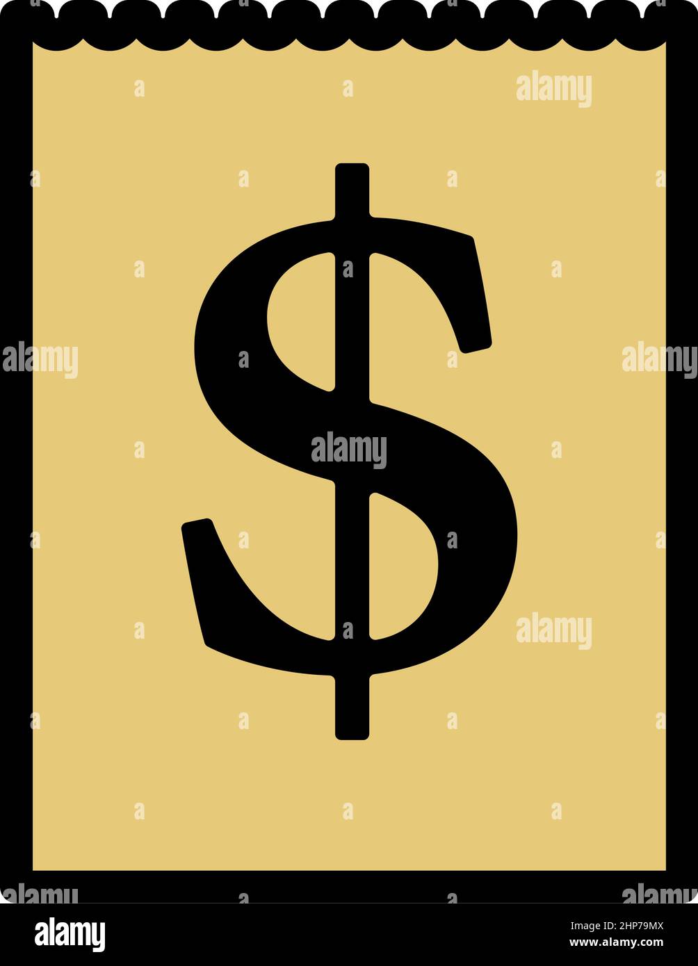 Dollar Calendar Icon Stock Vector