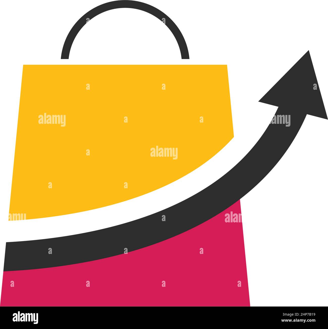shopping bag icon vector illustration design Stock Vector