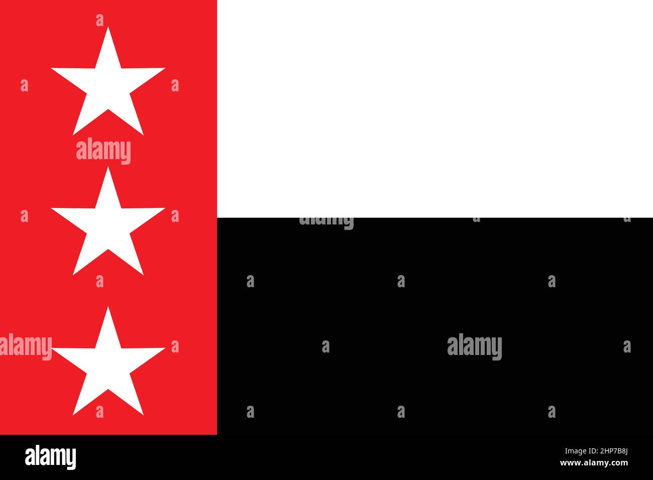 Flag Of The Texan City Of Laredo Stock Vector