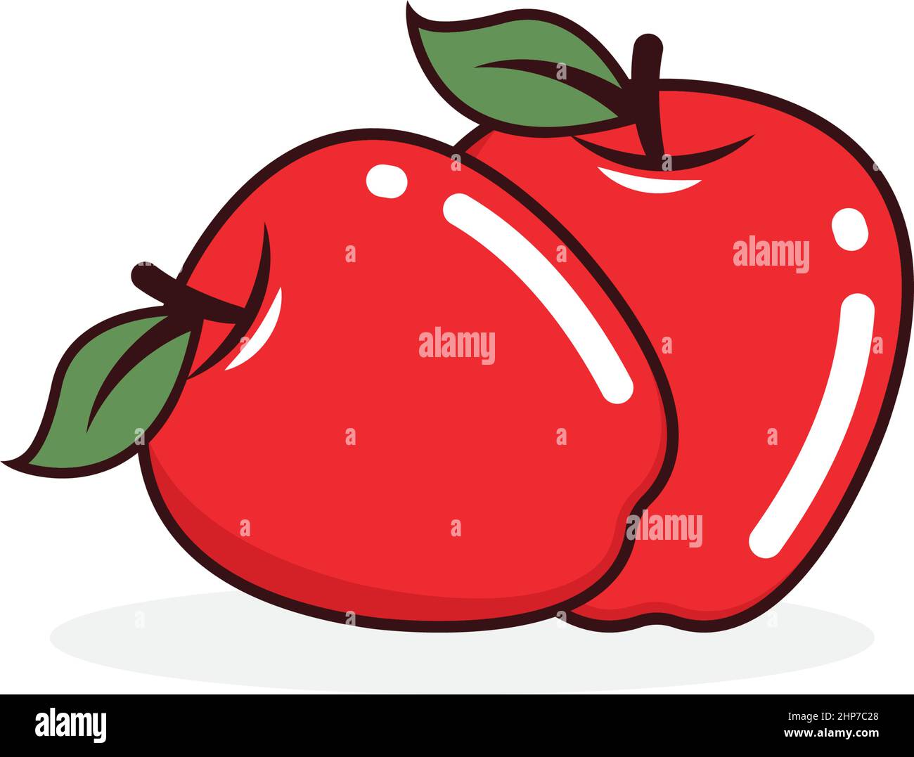Apple icon vector illustration design Stock Vector