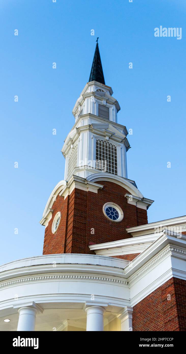 Vertical picture of a church Stock Photo - Alamy