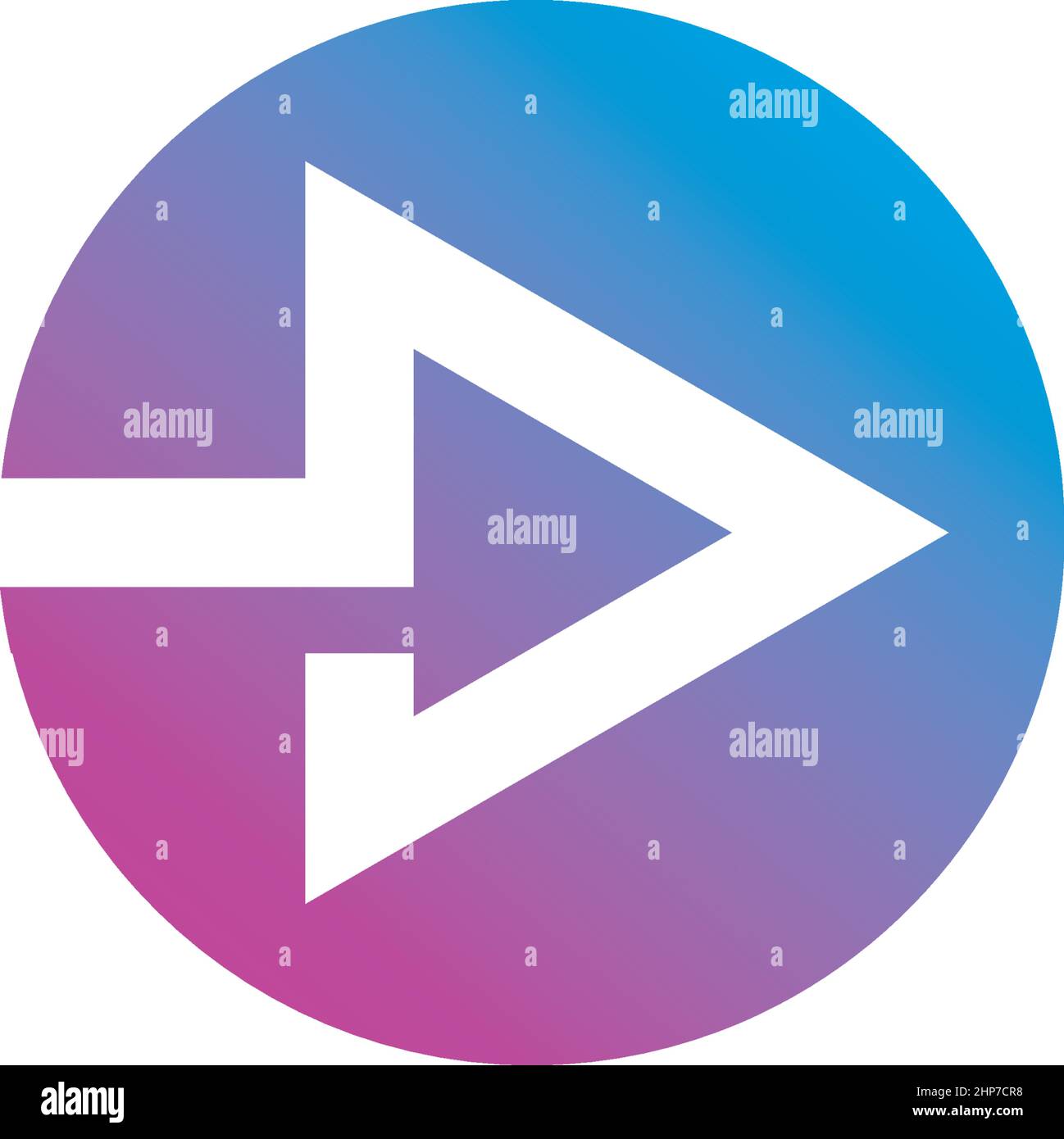play button arrow  icon vector illustration design Stock Vector