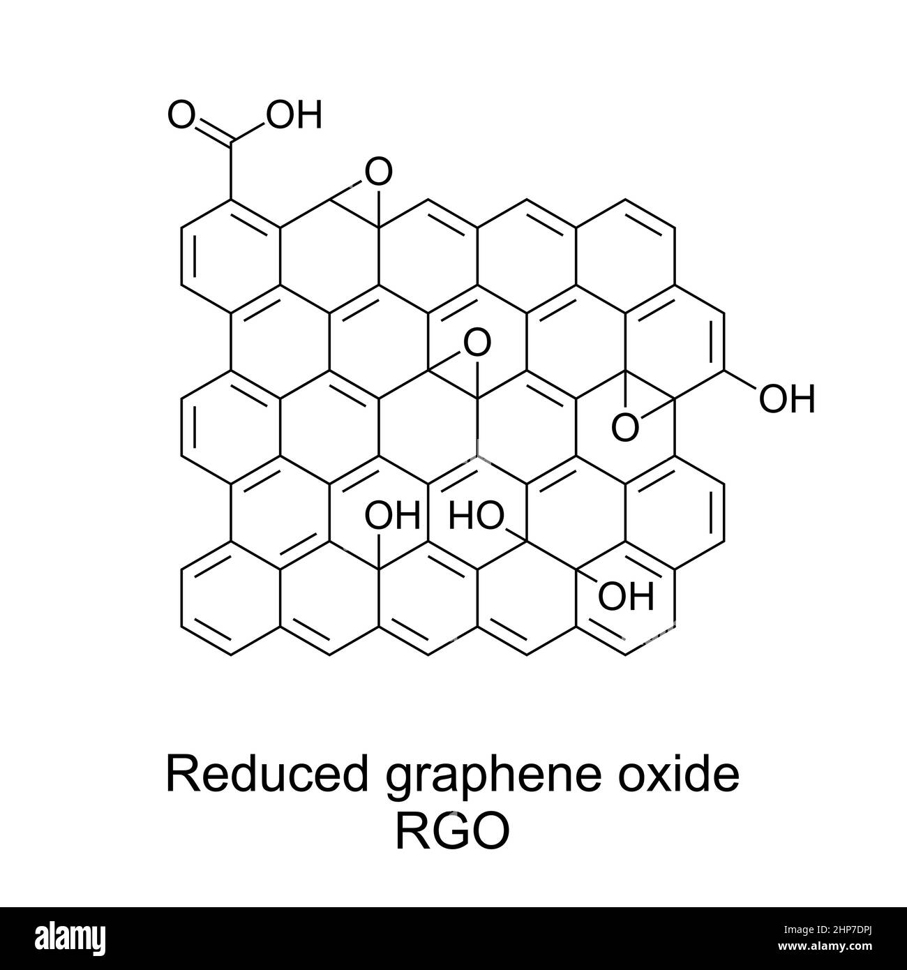 Graphene oxide stock vector images alamy