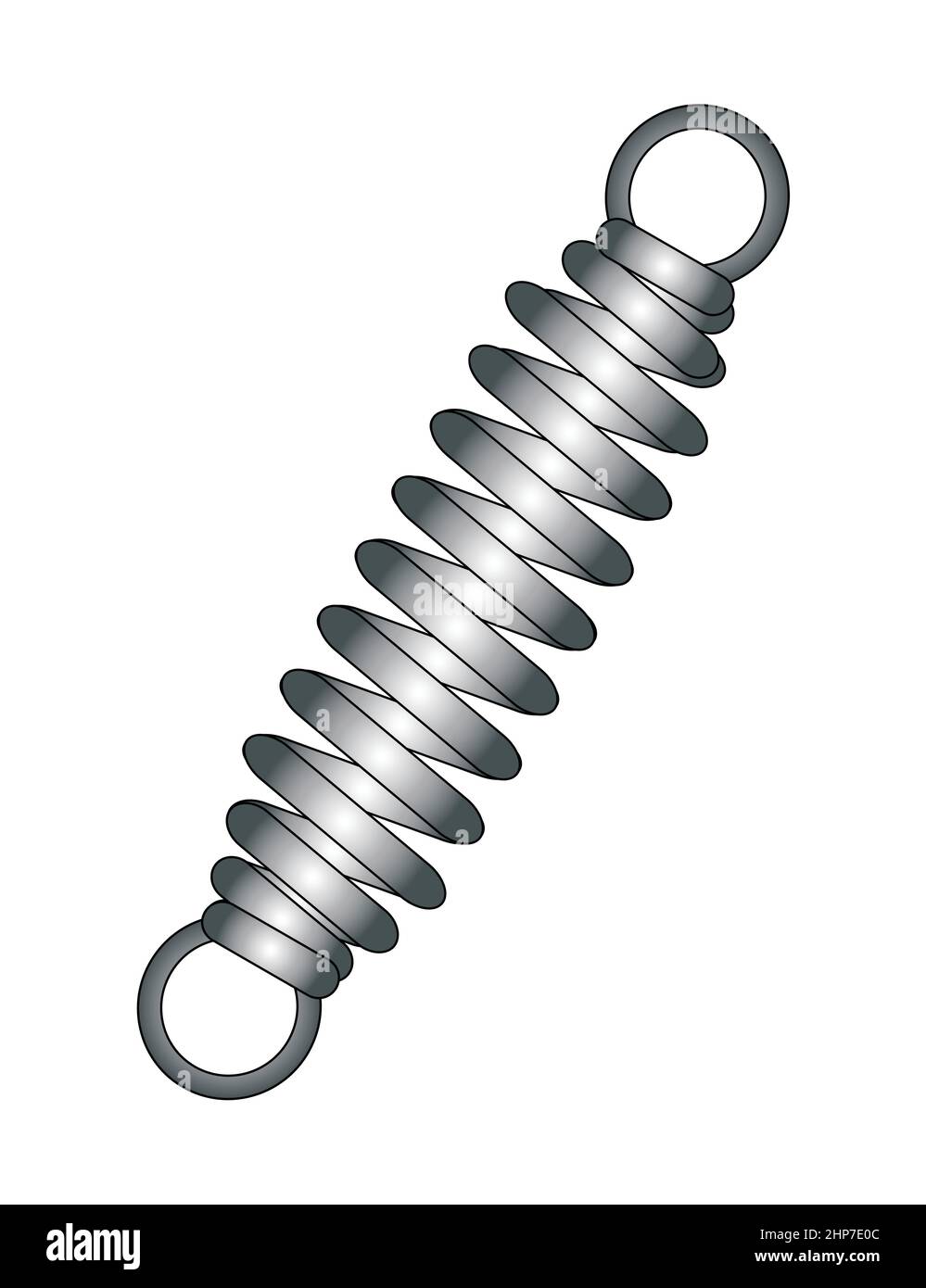 Strong Tension Spring Stock Vector Image & Art Alamy