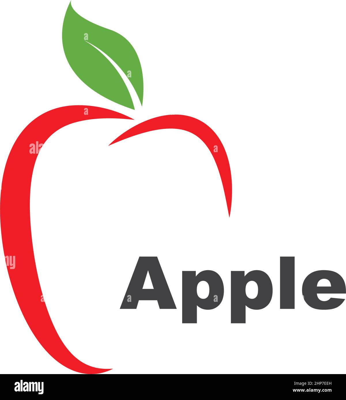 Apple  icon vector illustration design Stock Vector