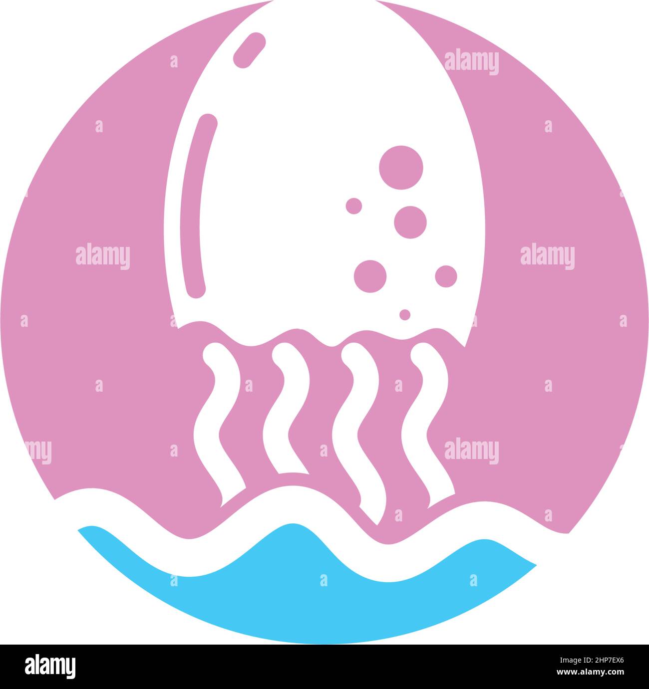jelly fish icon vector illustration design Stock Vector