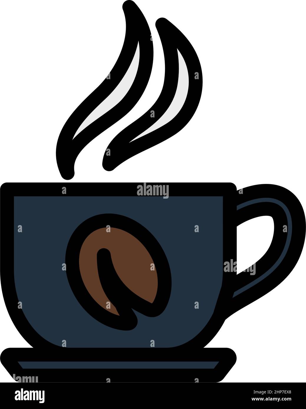 Icon Of Coffee Cup Stock Vector