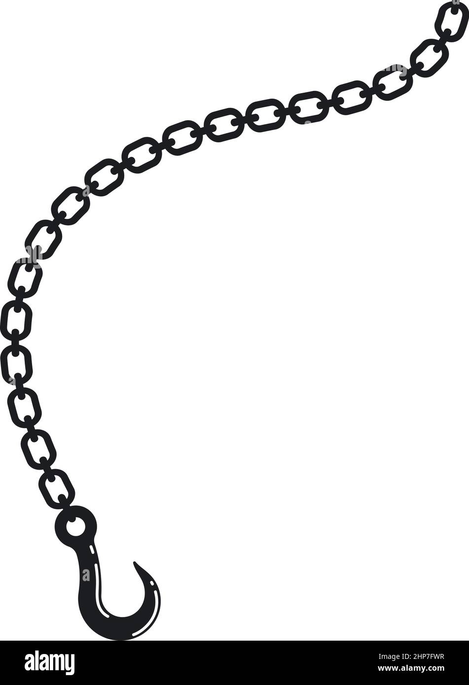 Crane hook vector icon illustration design Stock Vector