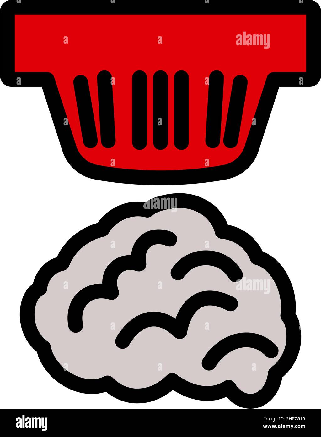 Smoke Sensor Icon Stock Vector