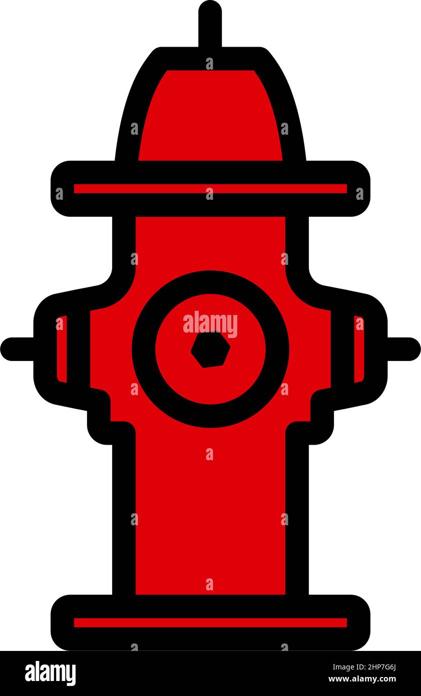 Fire Hydrant Icon Stock Vector