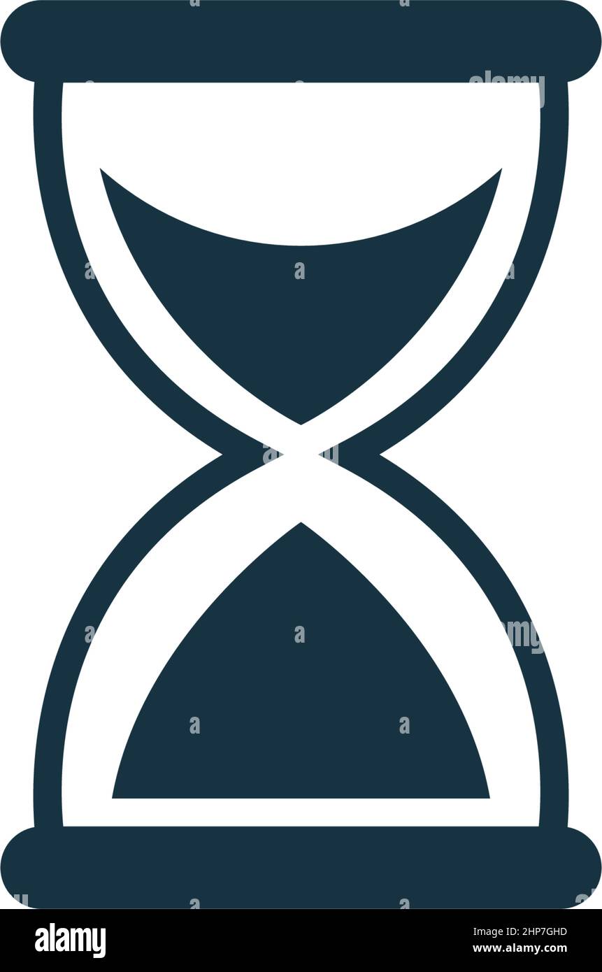Clock time icon logo design template Stock Vector