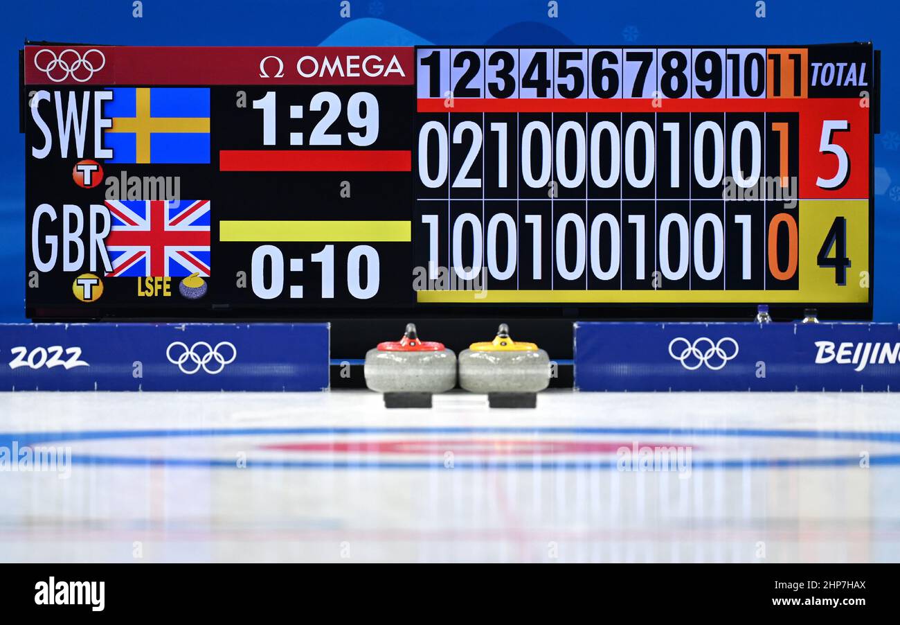 Mens curling olympics 2022 britain hires stock photography and images