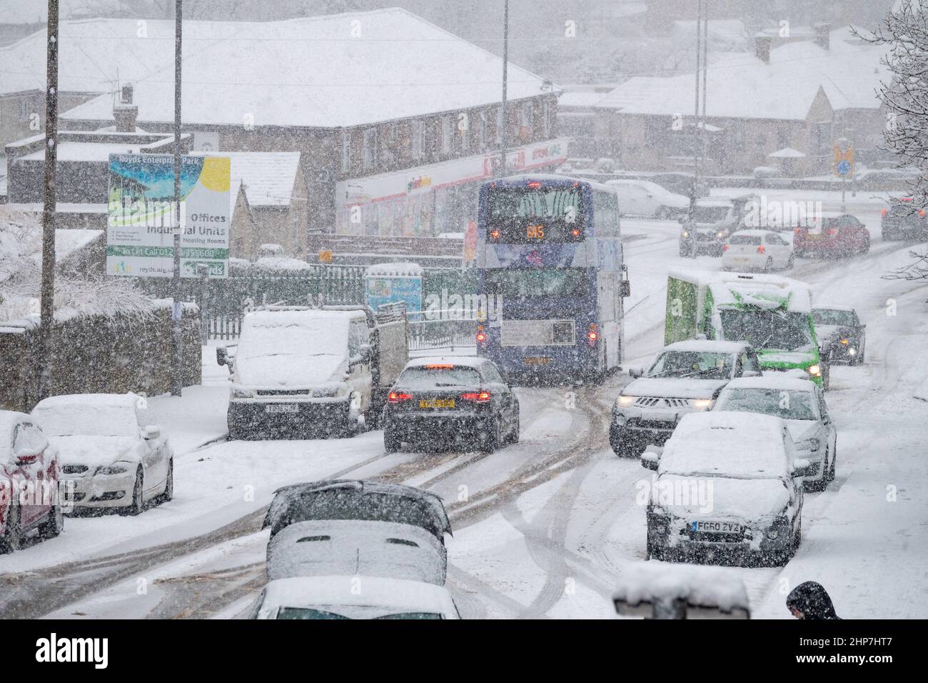 Heavy snowfall bradford hi-res stock photography and images - Alamy