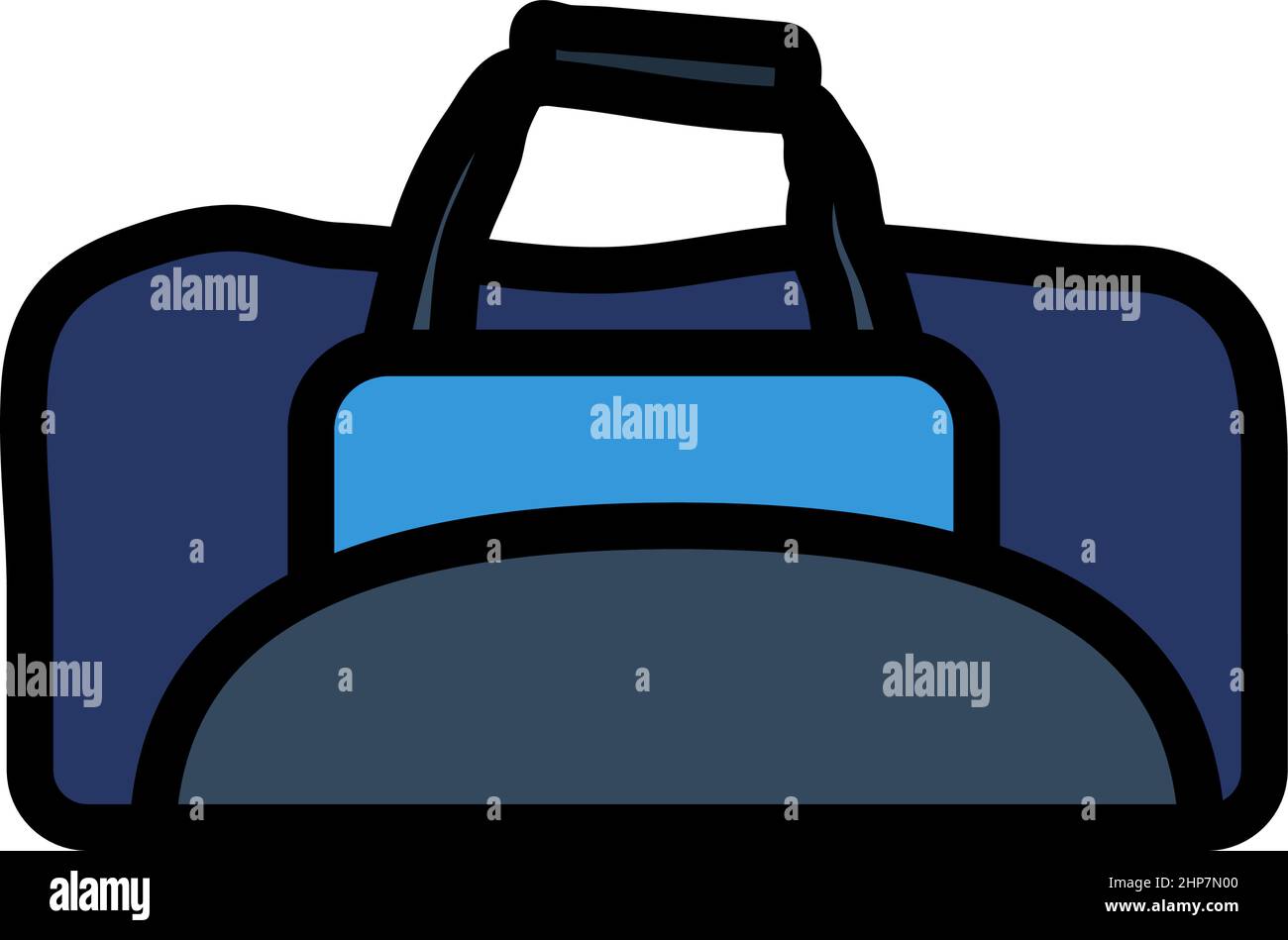 Cricket Bag Icon Stock Vector