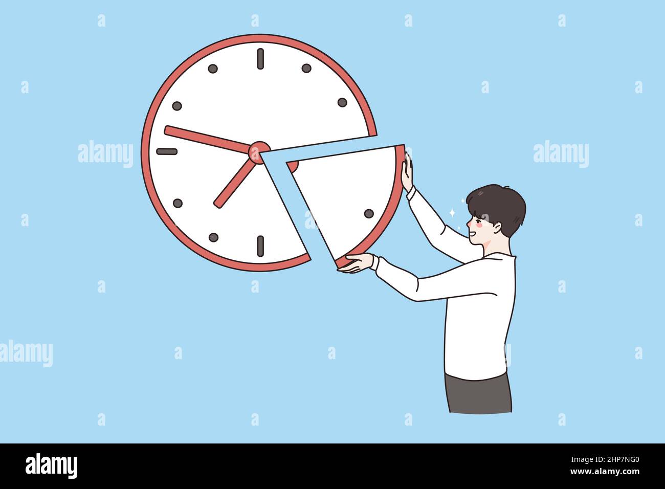 Time management concept background Stock Vector Images Alamy
