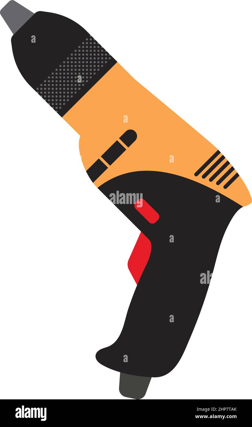 Icon Of Electric Drill Stock Vector