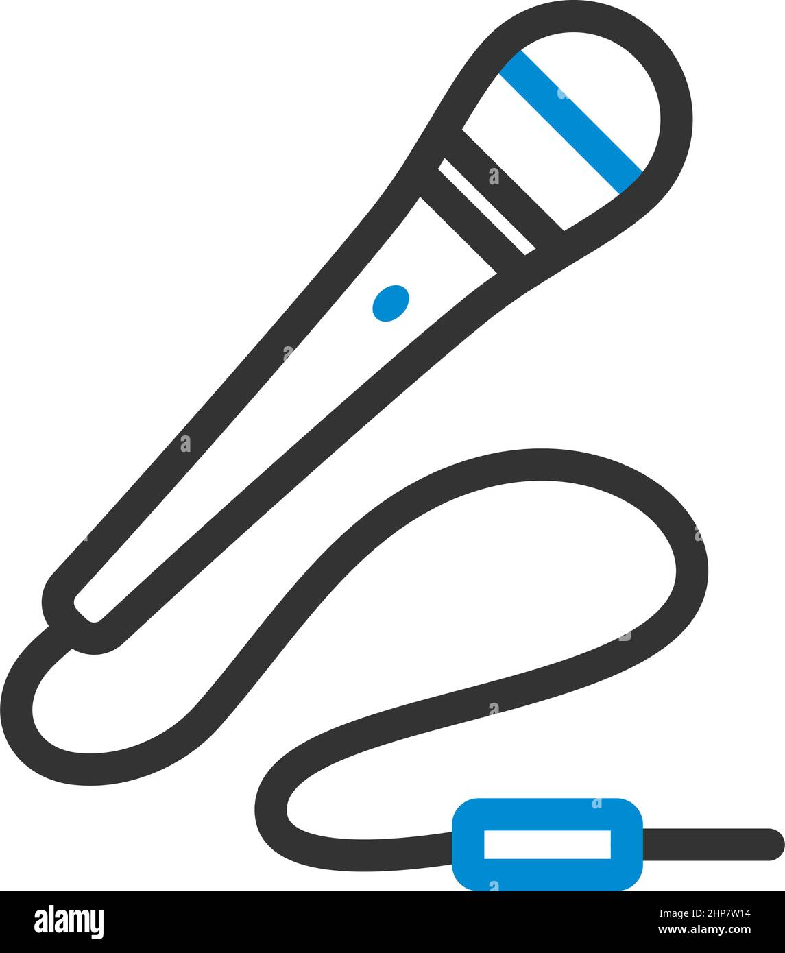 Karaoke Microphone Icon Stock Vector