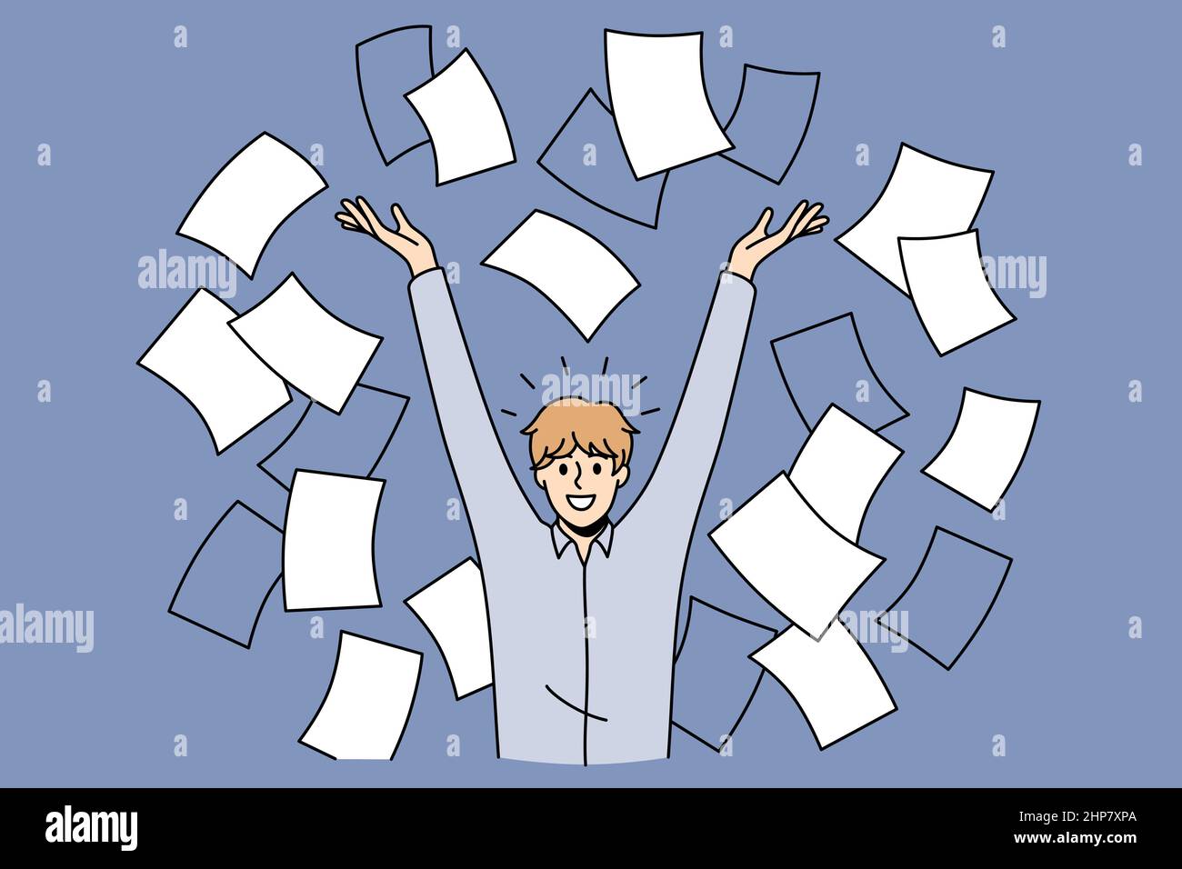 Time management success and development concept. Stock Vector