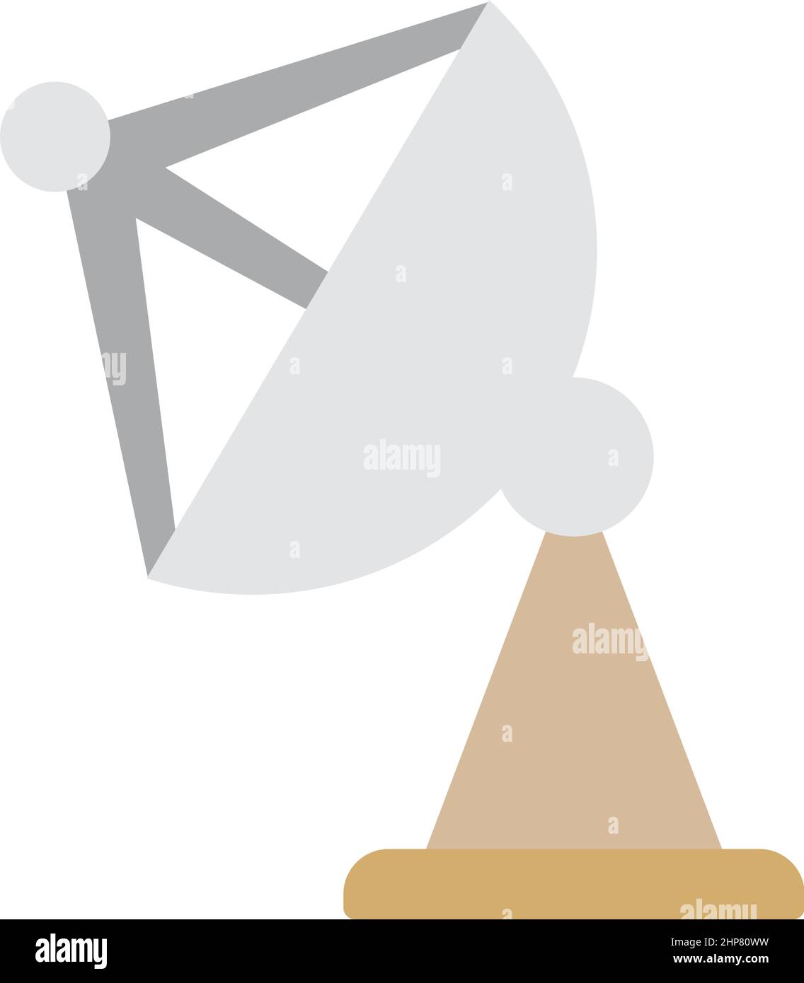 Satellite Antenna Icon Stock Vector