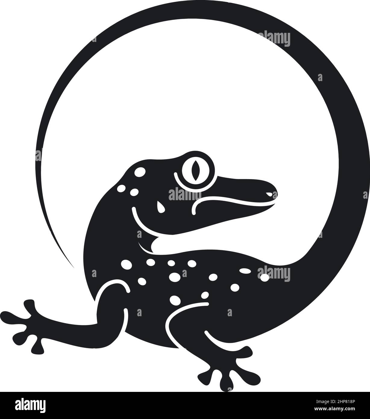 Gecko vector icon illustration design Stock Vector