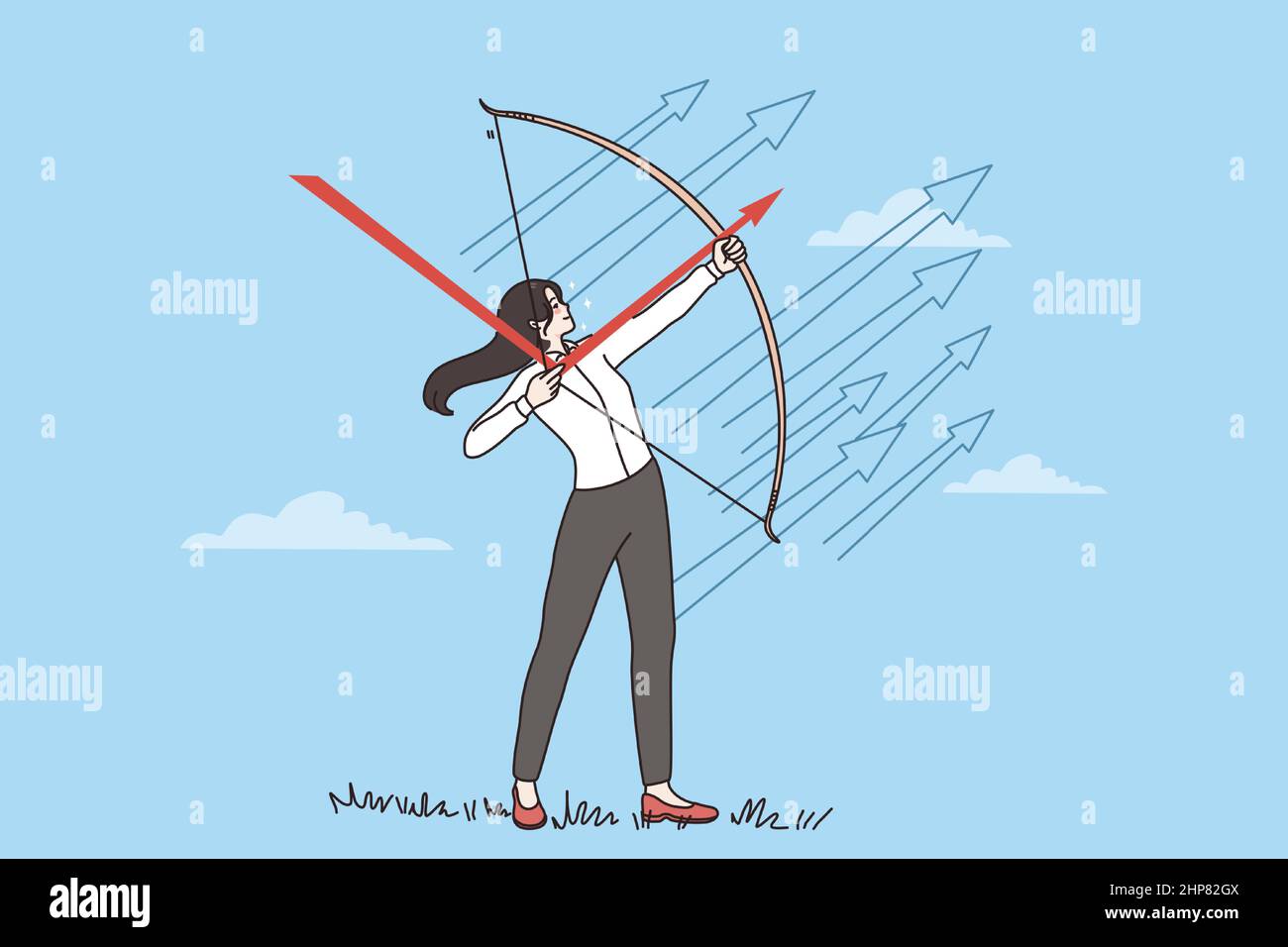 Accomplishment achievement skill Stock Vector Images - Alamy