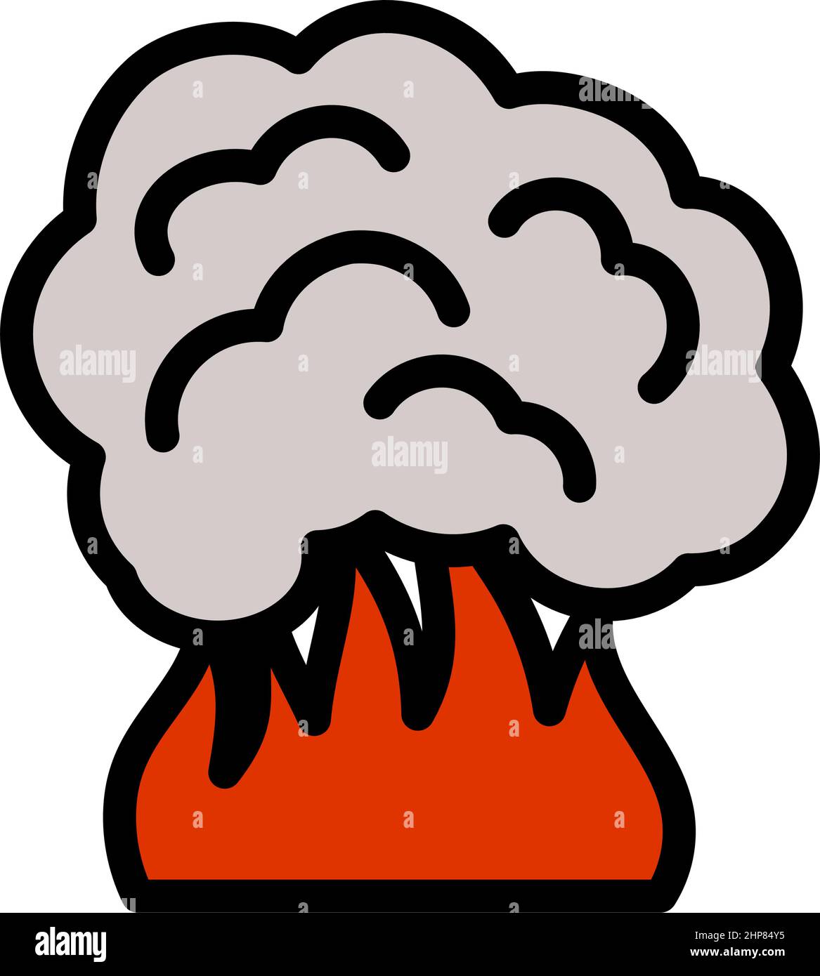 Fire and smoke Stock Vector Images - Alamy