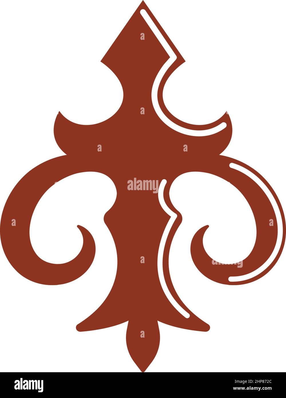 fleur de lis icon vector illustration design Stock Vector