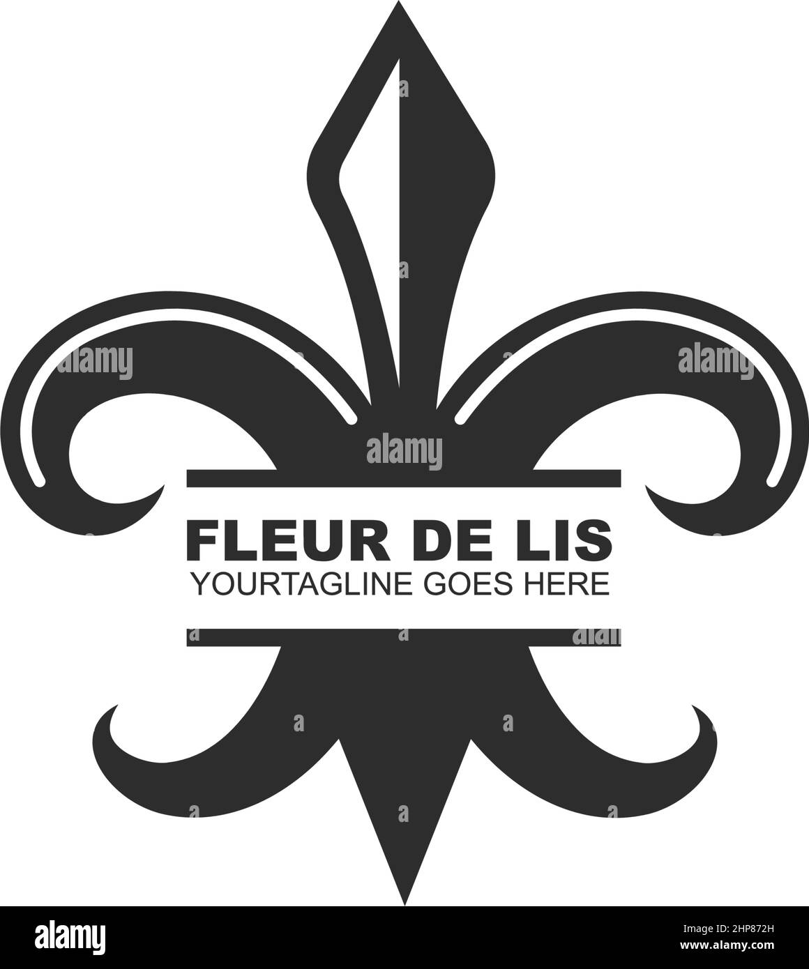 fleur de lis icon vector illustration design Stock Vector