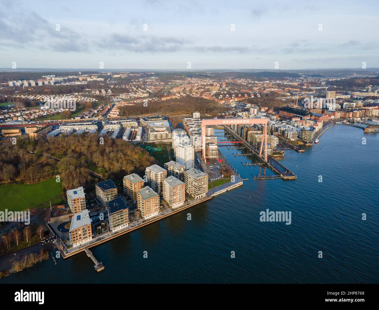 Sweden port of gothenburg aerial hi-res stock photography and images ...