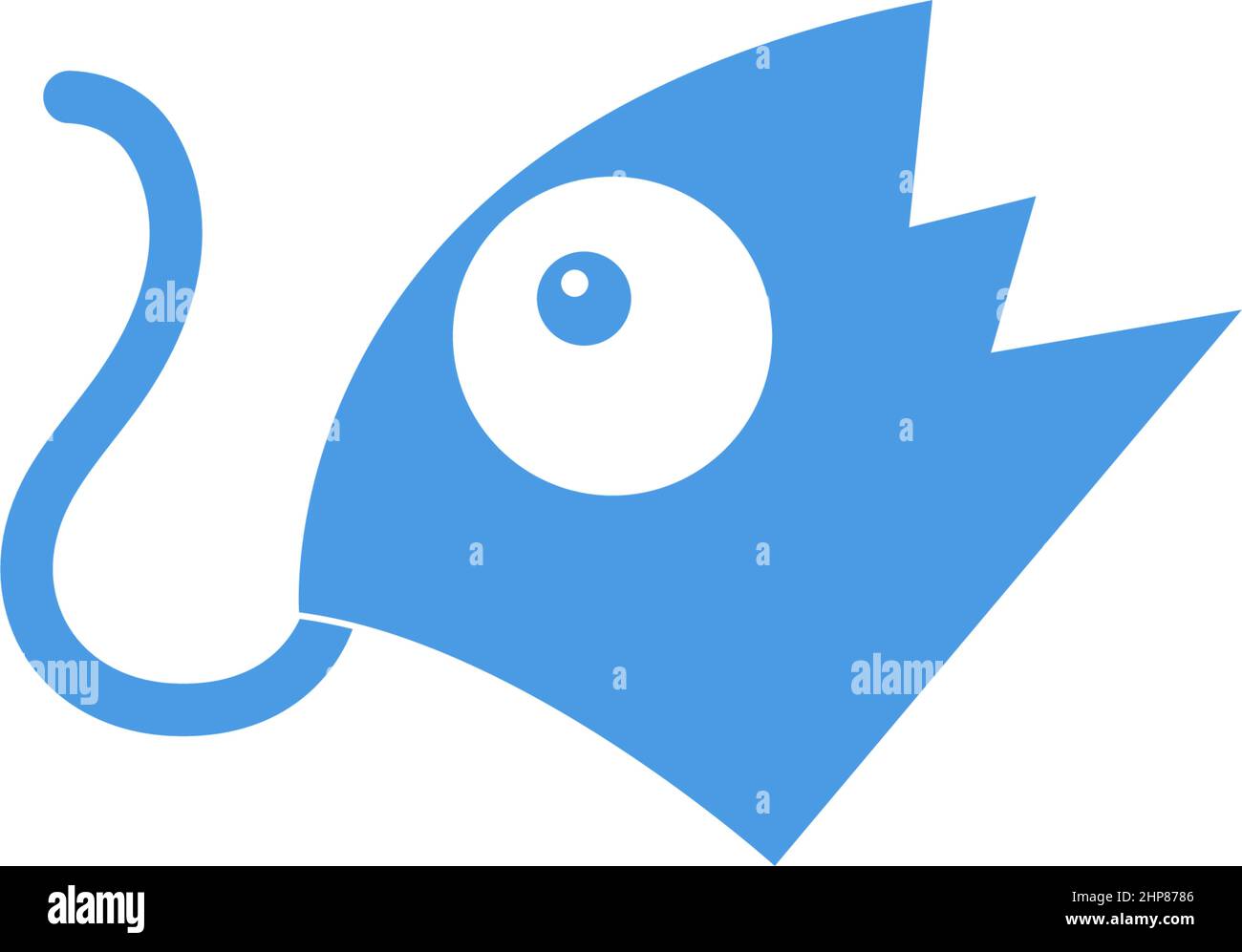 Chameleon logo icon design template illustration Stock Vector