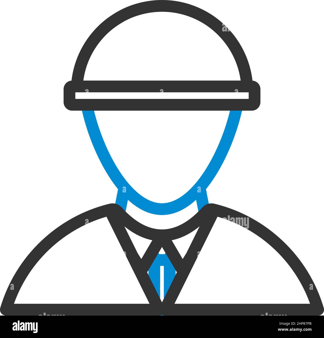 Icon Of Construction Worker Head In Helmet Stock Vector Image & Art Alamy