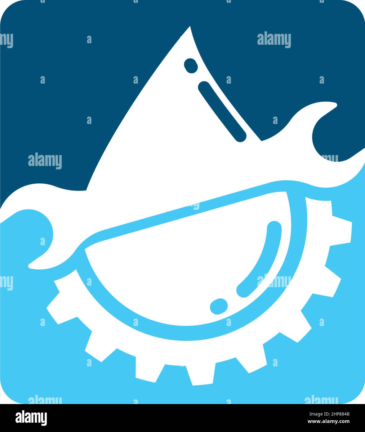 plumbing vector illustration icon design template Stock Vector