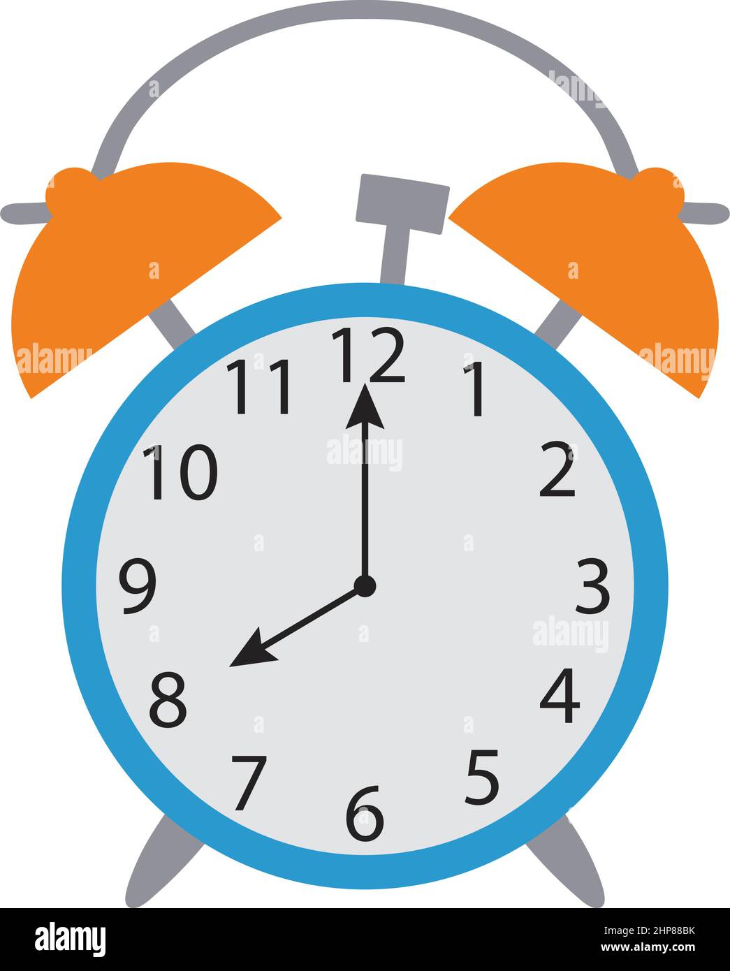 Icon Of Alarm Clock Stock Vector Image & Art - Alamy