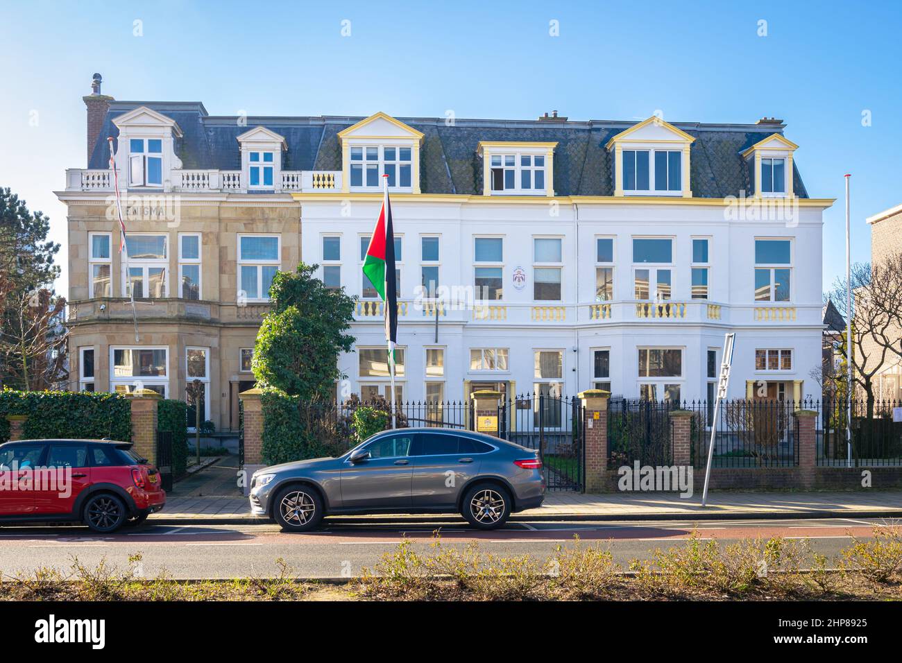Embassy of Bangladesh at the Badhuisweg in The Hague Stock Photo