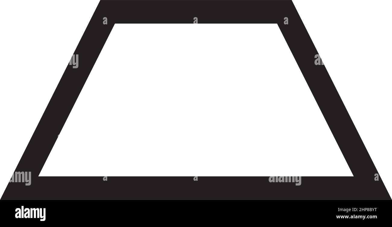 Trapezium icon Black and White Stock Photos & Images Alamy