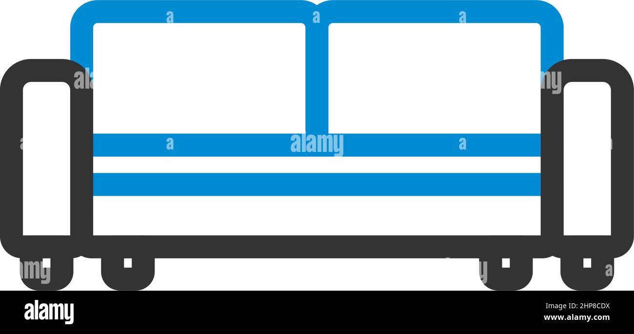 Cinema Sofa Icon Stock Vector