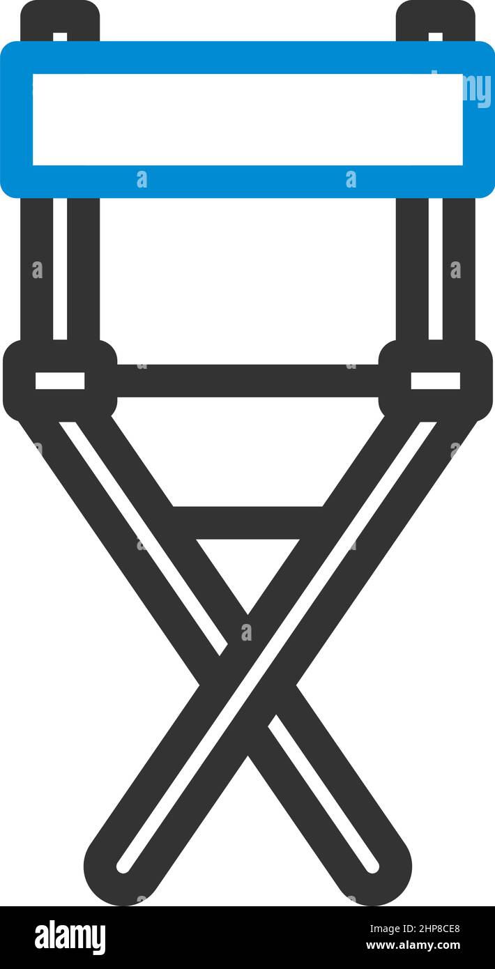 Director Chair Icon Stock Vector