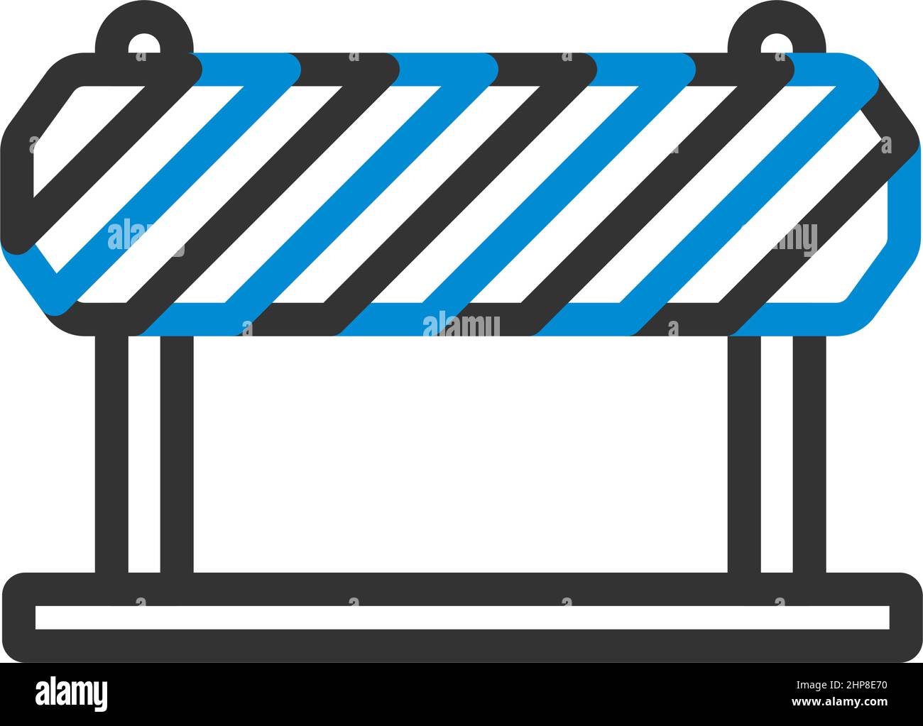Icon Of Construction Fence Stock Vector