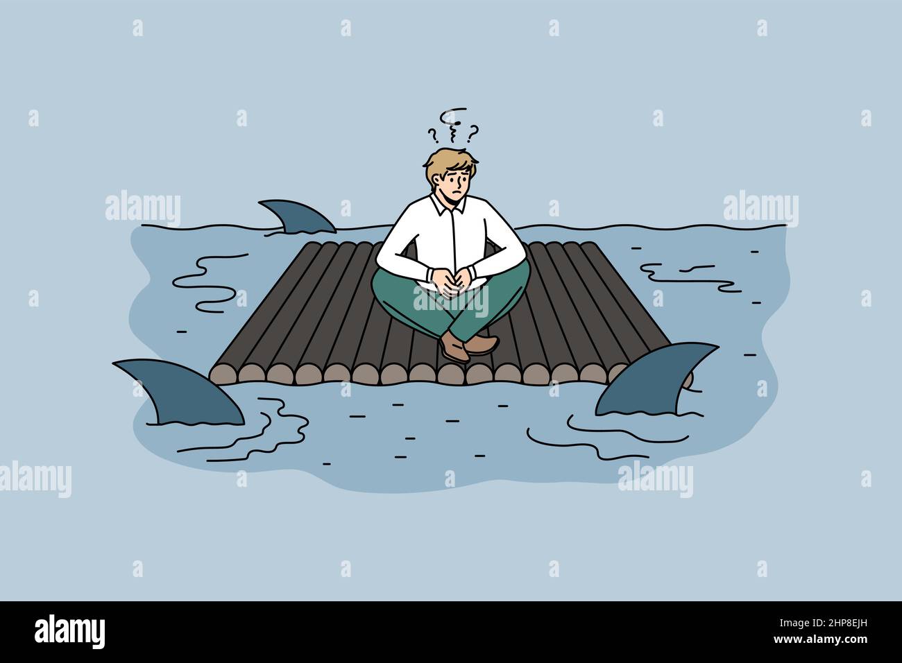 Business risks and danger concept Stock Vector