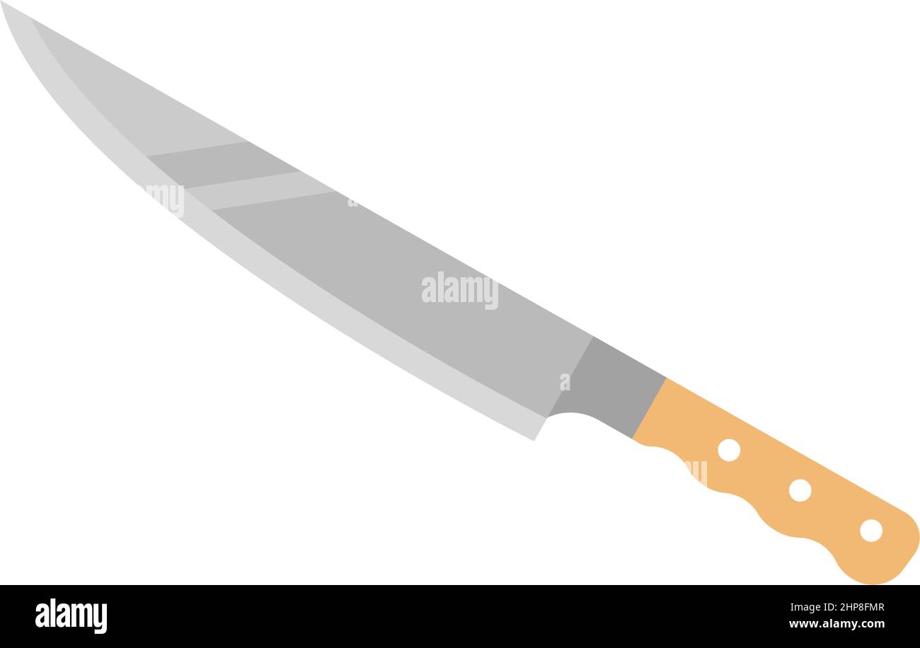 kitchen knife or blade vector icon illustration design template Stock Vector
