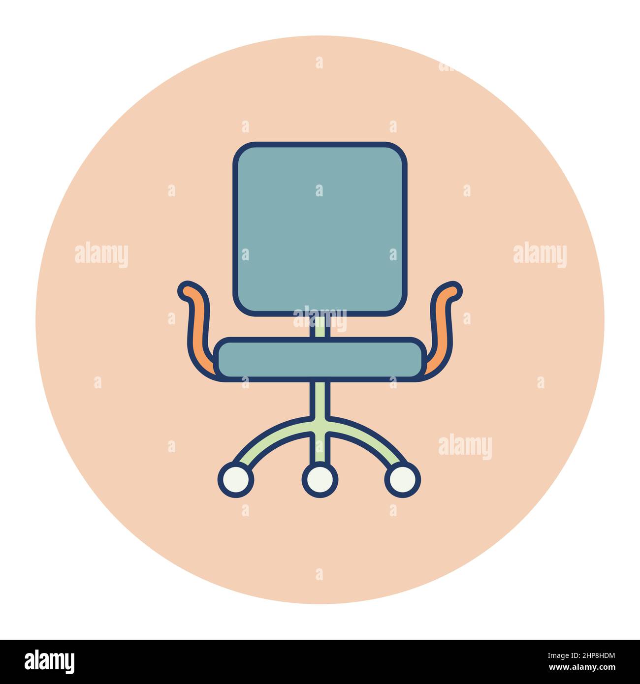 Office Chair outline icon. Business sign Stock Vector Image & Art Alamy