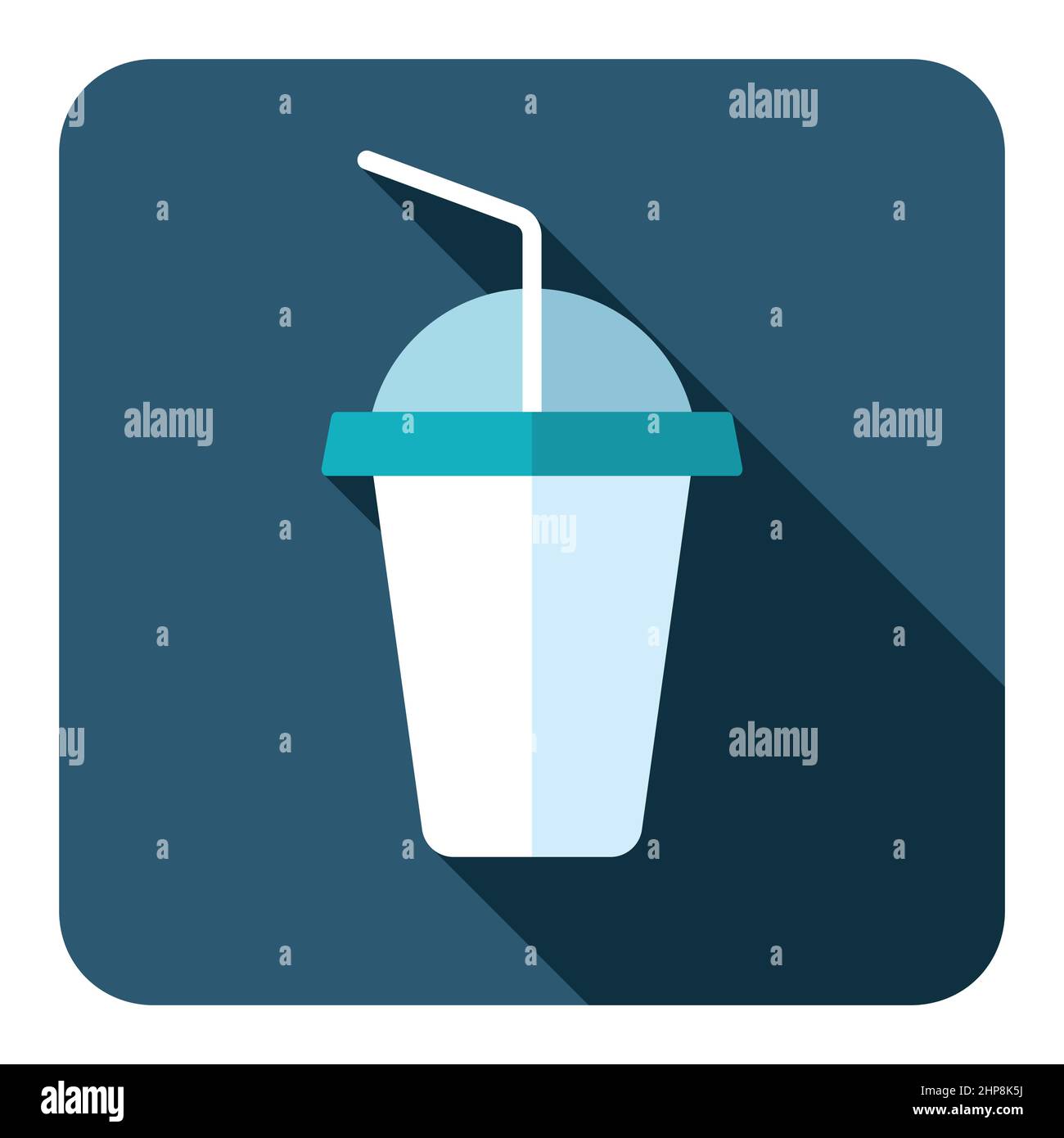 Soft drink vector icon. Fast food sign Stock Vector